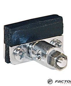 Pattini freno R tipo bianchi gomma nera