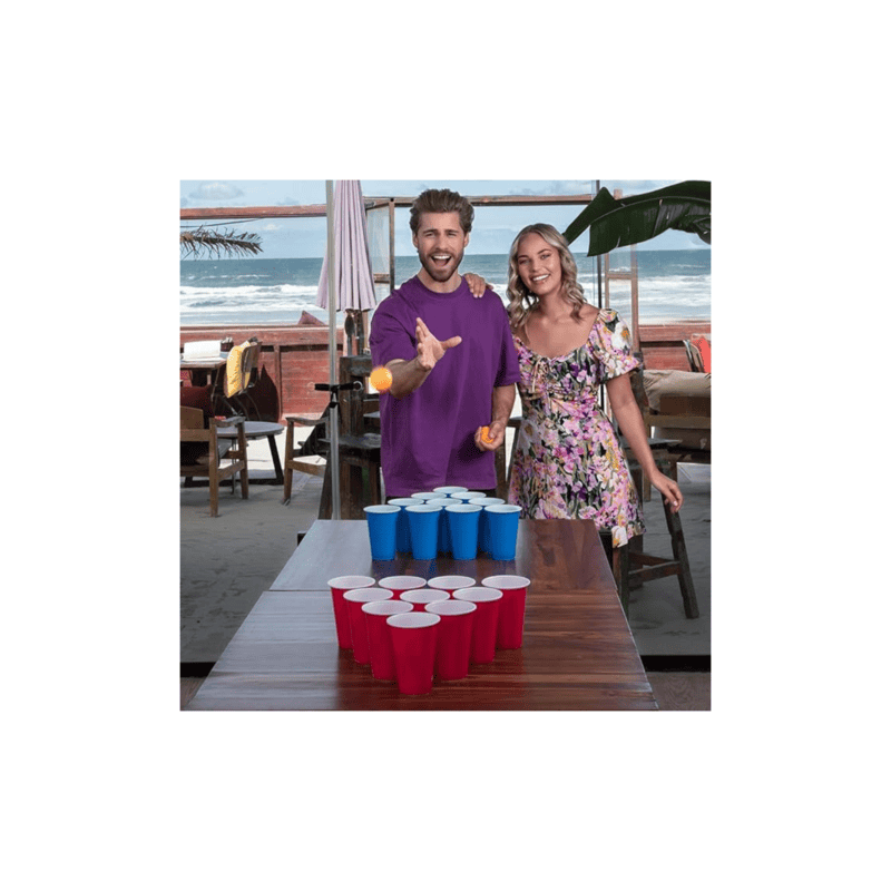 Gioco BeerPong – 24 bicchieri e 24 palline – Giochi per Bere - immagine 5