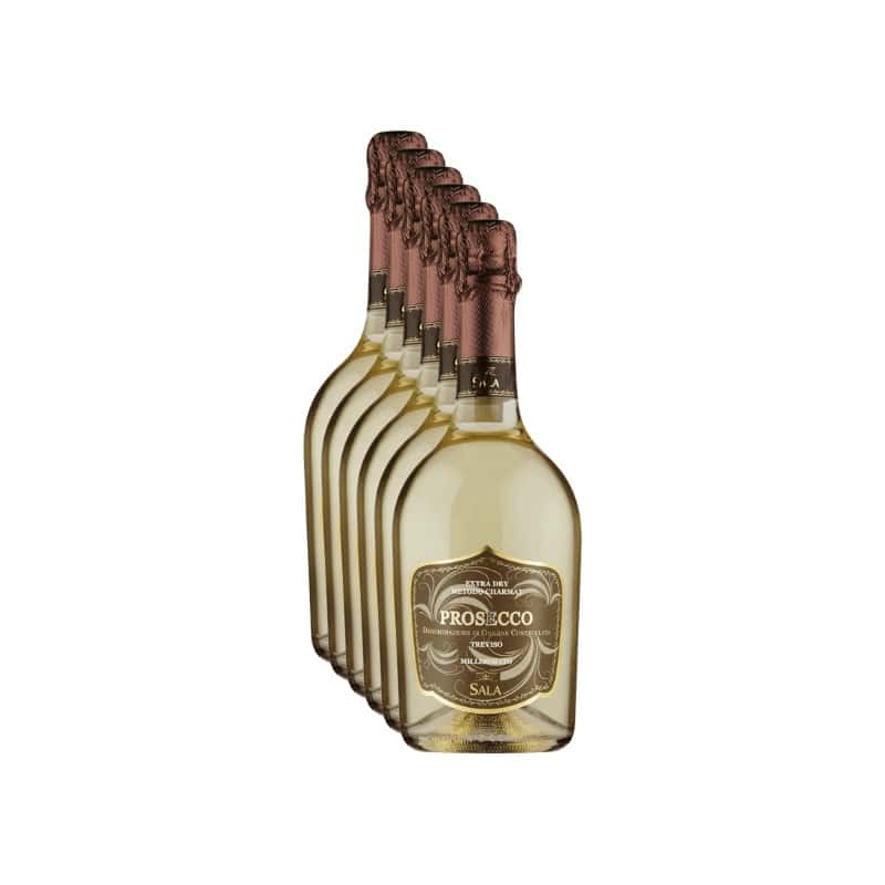 Prosecco Treviso DOC Millesimato Extra Dry Villa Sala 6 Bottiglie