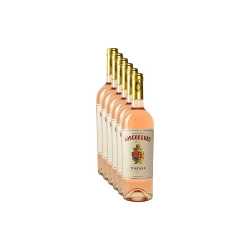 Rosato di Toscana IGT Borgobruno 6 Bottiglie