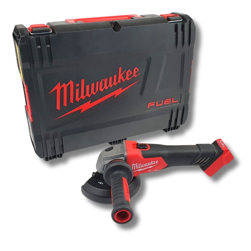 Milwaukee M18FSAG125-0X SMERIGLIATRICE FUEL 18V SOLO CORPO + VALIGETTA