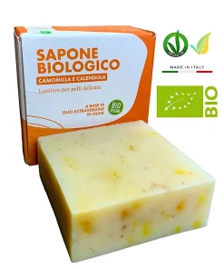 Sapone Camomilla e Calendula Biologico 100g