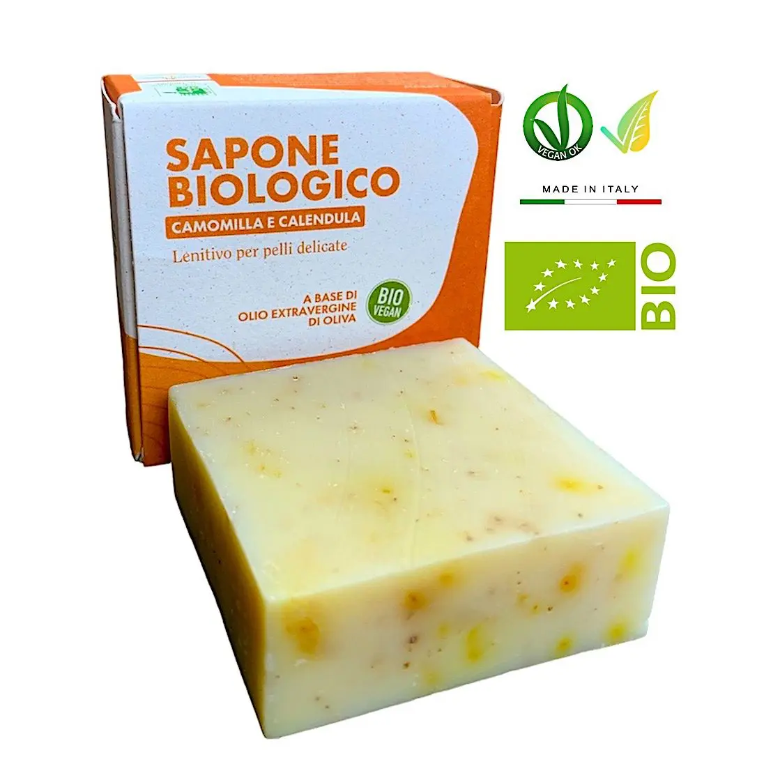 Sapone Camomilla e Calendula Biologico 100g