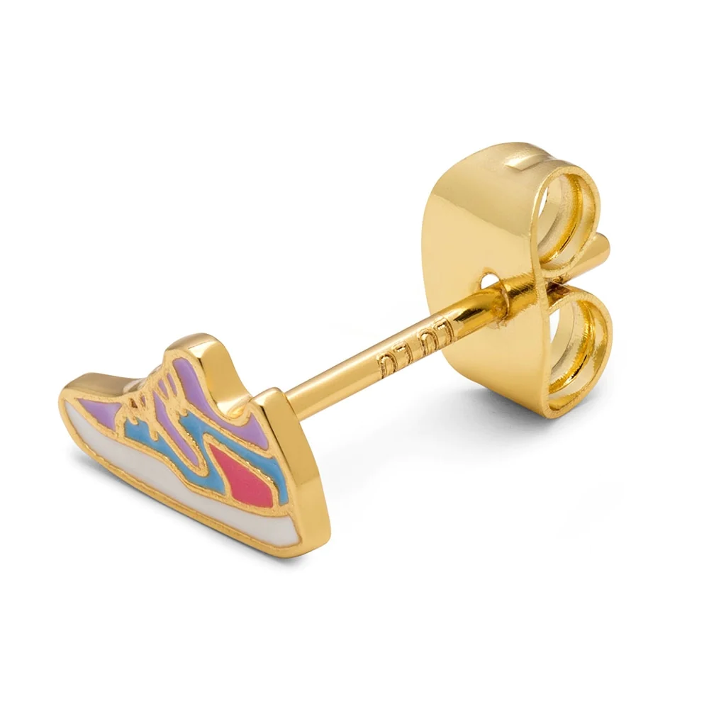 Lulu Copenhagen Orecchino Sneaker Placcato Oro - immagine 5