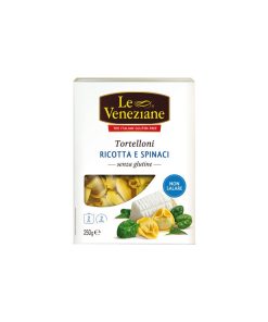 Tortelloni Ricotta e Spinaci senza Glutine LE VENEZIANE 250gr