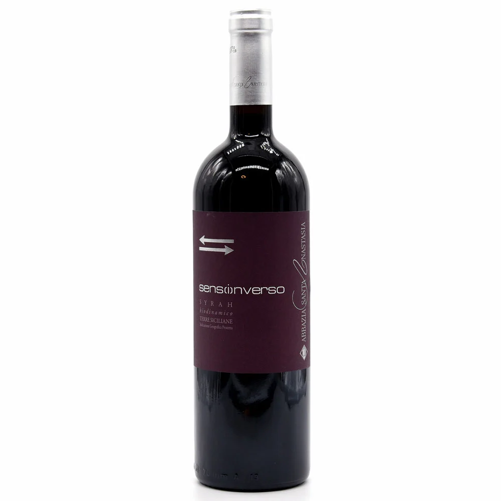 Vino S. Anastasia Sensoinverso Syrah Biodinamico Doc cl 75 2016 - immagine 2