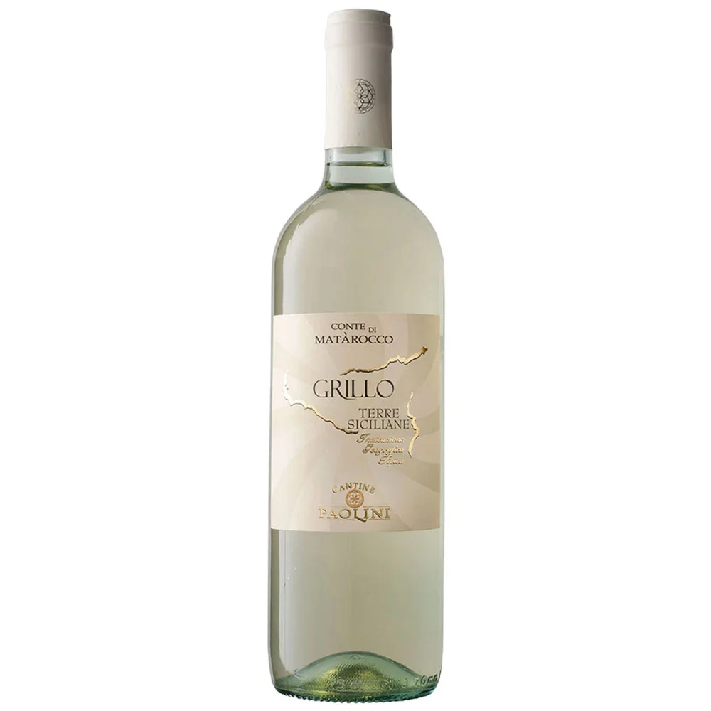 Vino Cantine Paolini Conte Di Matarocco Grillo Igt cl 75 2024 - immagine 2