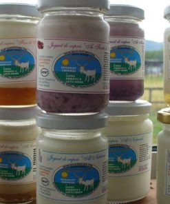 Yogurt di capra alla pesca