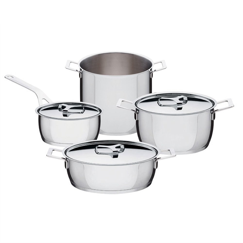 Alessi casseruola bassa a due manici Pots&Pans - immagine 4