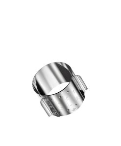 Anello Tondo Impiattare Regolabile –  cm 9-8,5-8-7,5-7×5,5H acciaio inox