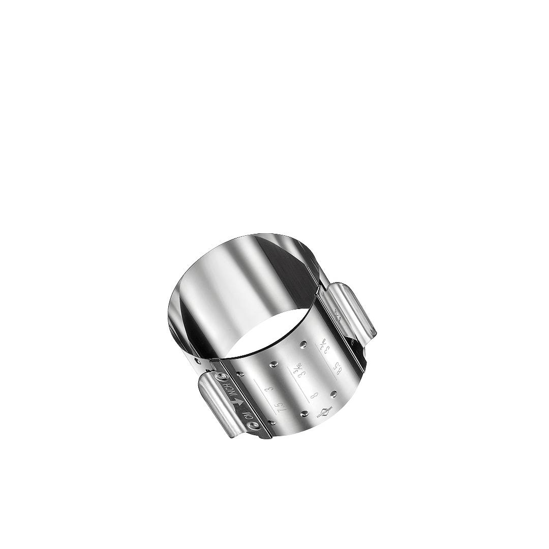 Anello Tondo Impiattare Regolabile – cm 9-8,5-8-7,5-7×5,5H acciaio inox