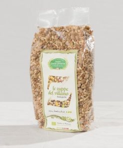 Zuppa del villano ceci lenticchie e orzo