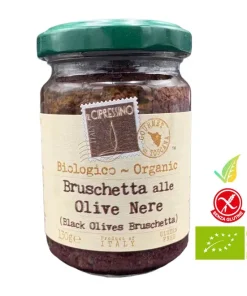 Bruschetta alle Olive Nere Biologico 130g