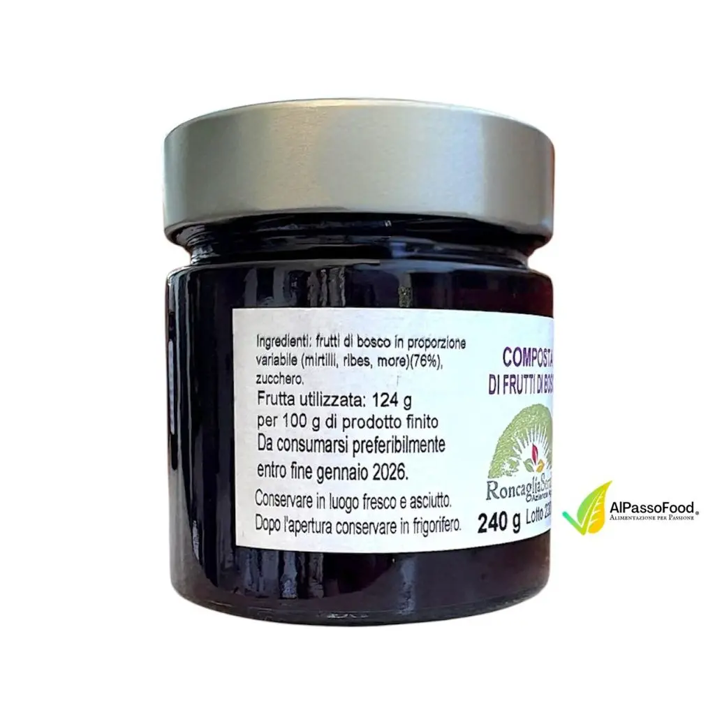 Composta di Frutti di Bosco 240g - immagine 3