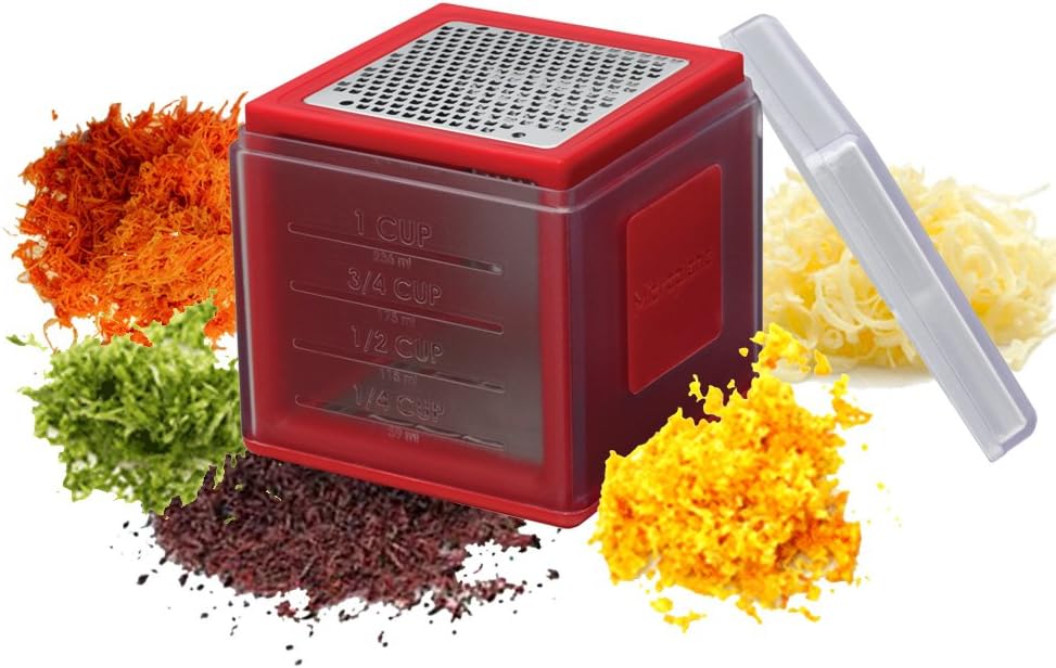 Grattugia “Cube” 3 Facce Microplane – rossa - immagine 4