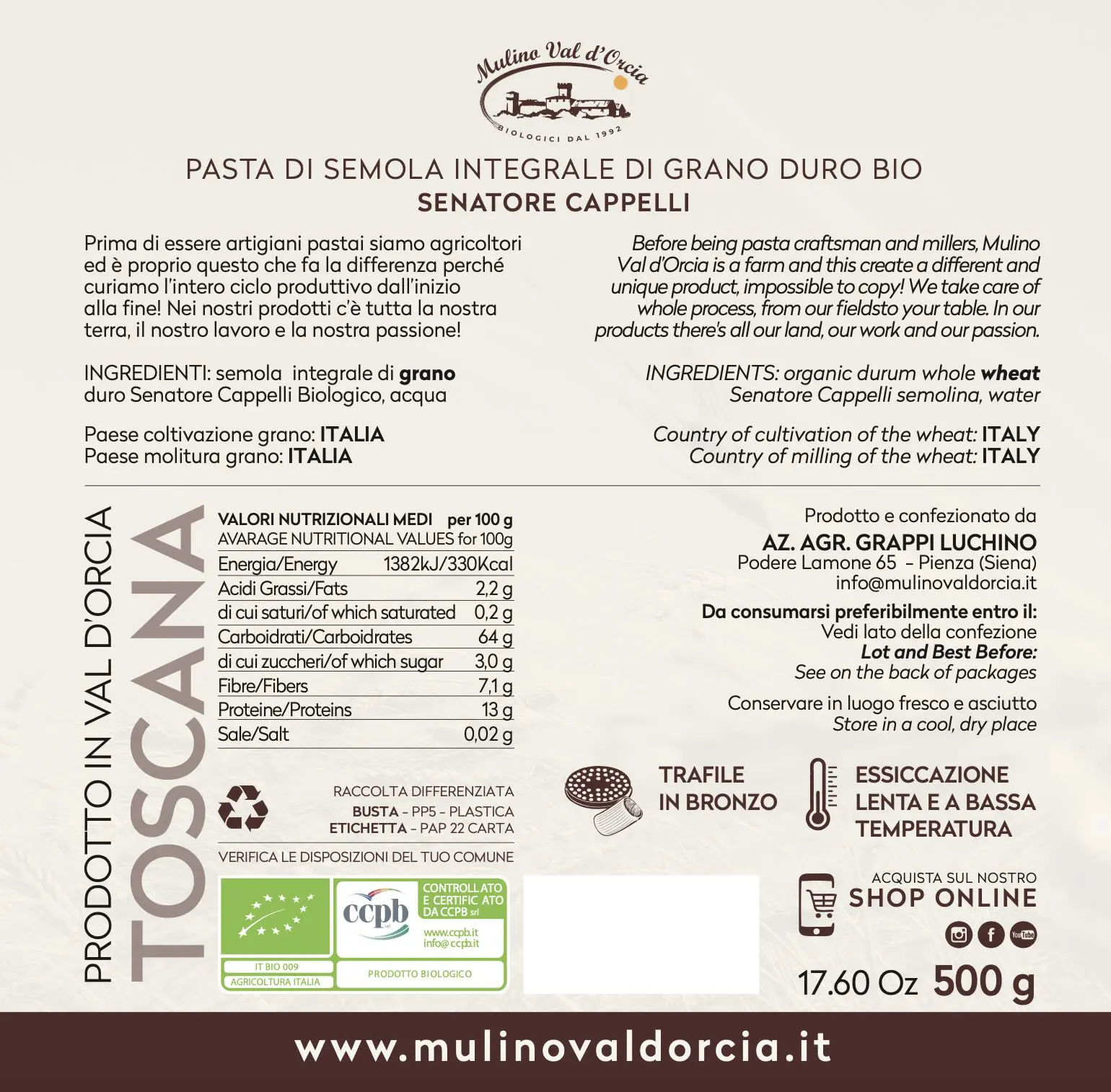 Pici ai grani antichi Biologici 500g - immagine 6