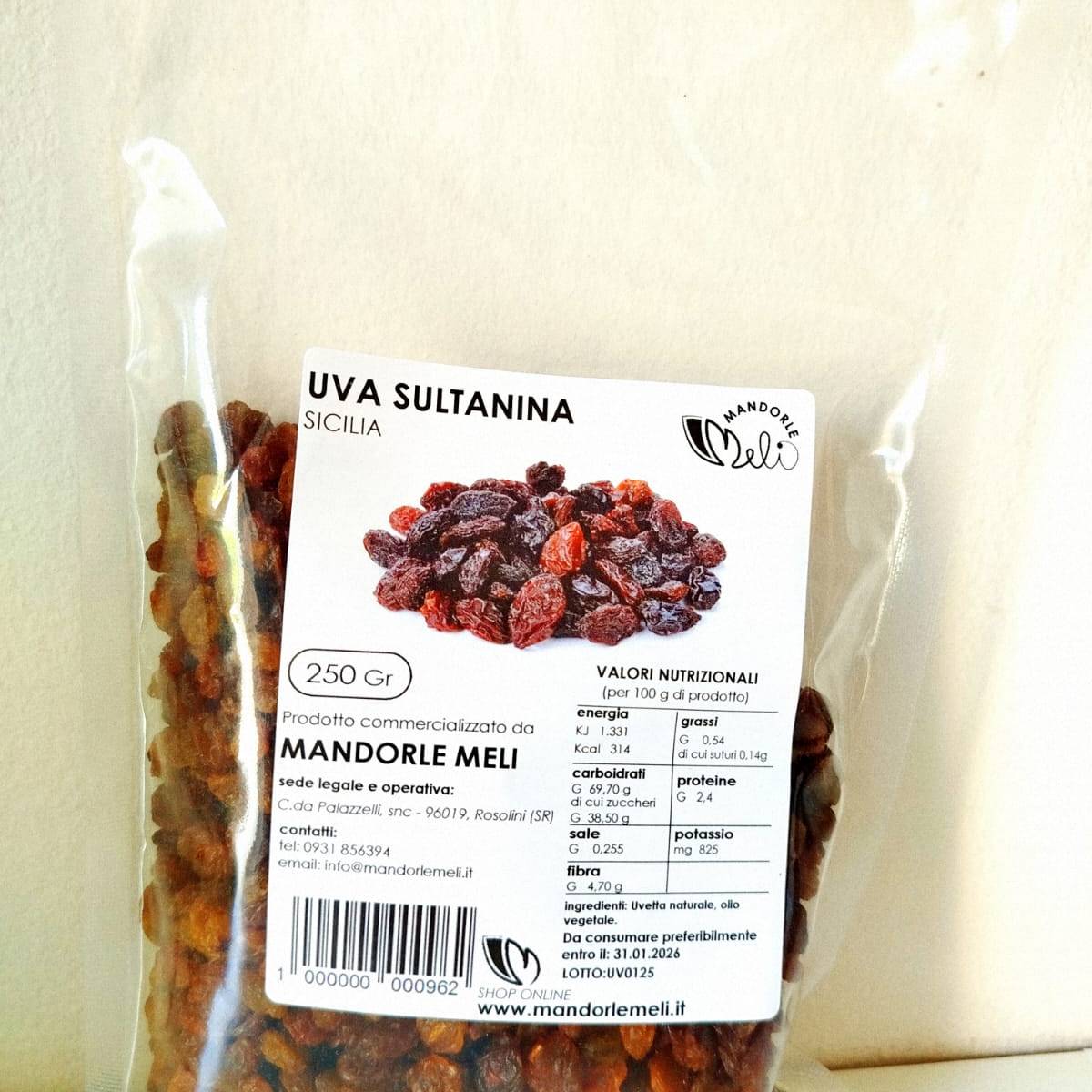 Uva Sultanina Sicilia - immagine 2