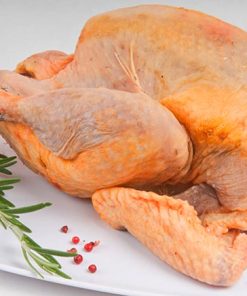 Mezza faraona ruspante intera