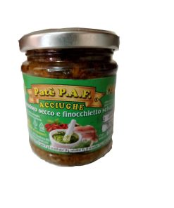 Crema spalmabile acciughe pomodoro secco e finocchietto selvatico