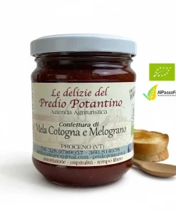 Confettura di Mela Cotogna e Melograno Biologica 175g