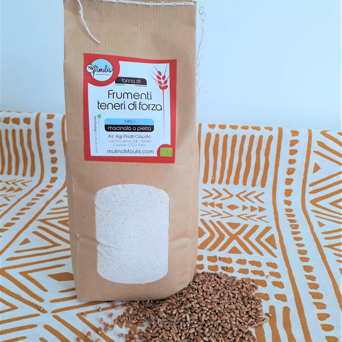 Farina di frumenti teneri di forza tipo 1 sacchetto 1kg