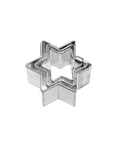 Set Taglia Pasta & Biscotto – Mini Stelle di Natale cm 2,5 / 3 / 4