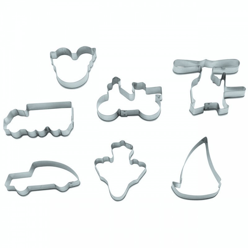 Set Taglia Biscotti – Veicoli (7 pz) - immagine 3