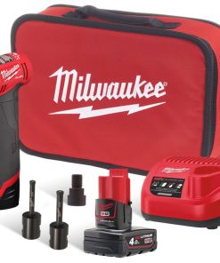 Milwaukee M12FDGA-422BA MINI SMERIGLIATRICE ANGOLARE 12V 2 BATTERIE