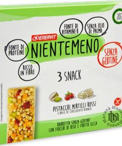 Enervit Snack Pistacchi e Mirtilli Rossi  Senza Glutine 3 x 23 g.