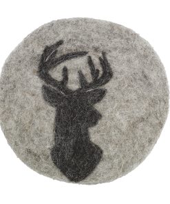 Sottopentola “Cervo” in lana di pecora – cm 21