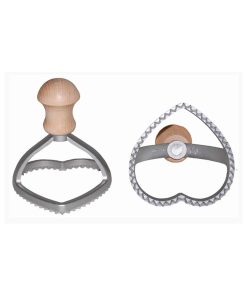 Stampo Ravioli & Biscotti – Cuore festonato 85×85 mm