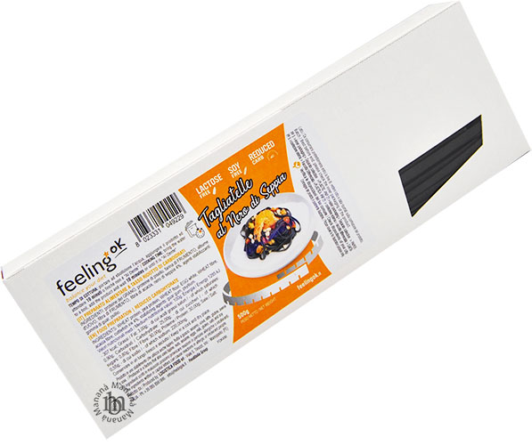 FeelingOK Pasta Low-carb Tagliatelle al Nero di Seppia 500 g. - immagine 2