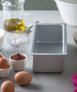 Stampo Rettangolare Plum Cake bordi dritti Decora – cm 25,4×10,2×7,5H