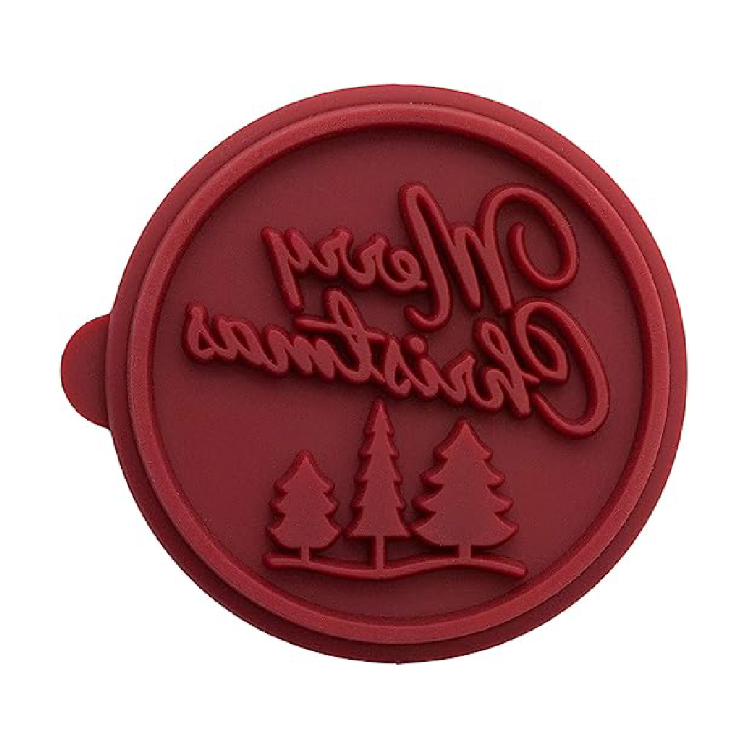 TIMBRO per BISCOTTI in legno & silicone “Merry Christmas” – Birkmann - immagine 3